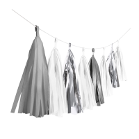 Garland Tassel Silver Dream Paper